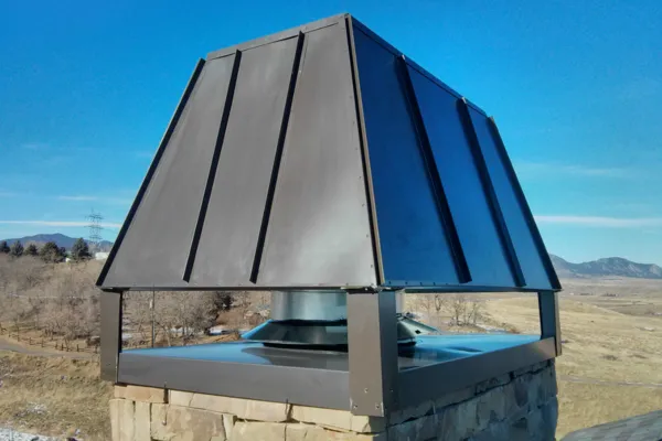 Шапка коминна от ламарина